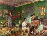 Edouard Vuillard Madame Andre Wormser and her Children USA oil painting artist